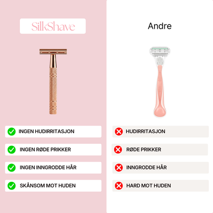 SilkShave - Silkemyk hud uten irritasjon